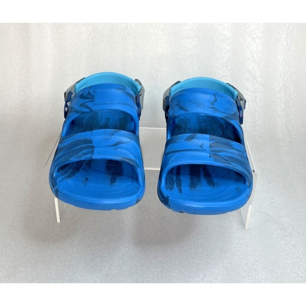 Rugged Shark Adventure Trail Blue Sandals Floatable Washable Boys Size 2 NEW - Picture 9 of 16